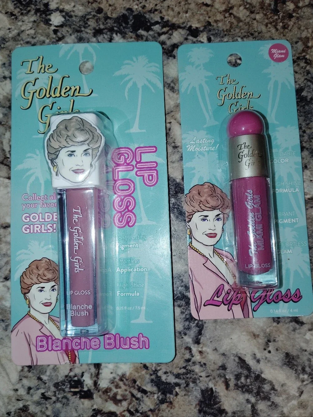 The Golden Girls Lip Gloss Duo - Pink Shades New